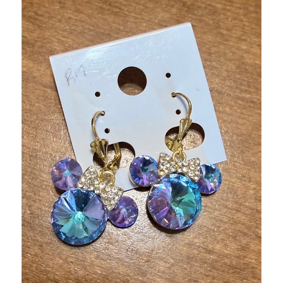 Unkown Accessories - Unkown Mickey Earrings Brand New in Blue